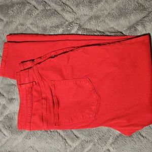 Maurices Hifh Rise Red Jeggings